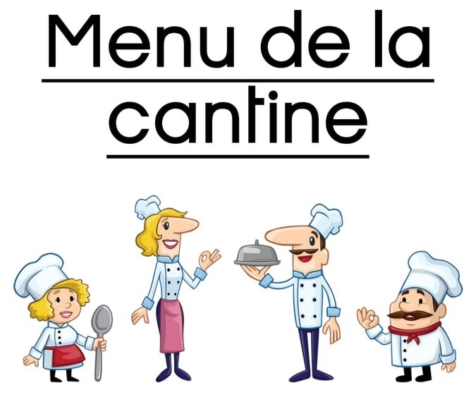 menu cantine